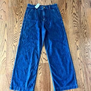 J Crew pleated trouser jeans, NWT!